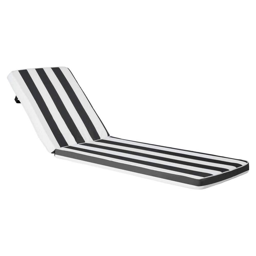Set of 2 74 in. L x 22 in. W x 3 in. L Chaise Lounge Cushion with Ties, Patio Lounger Pads, Waterproof, Fade-Resistant price history on PriceWatchPro