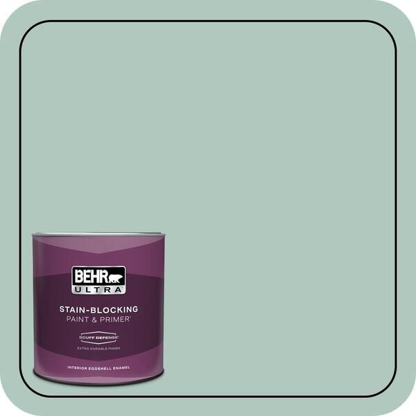 BEHR ULTRA 1 qt. #480E-3 Marina Isle Extra Durable Eggshell Enamel Interior Paint & Primer