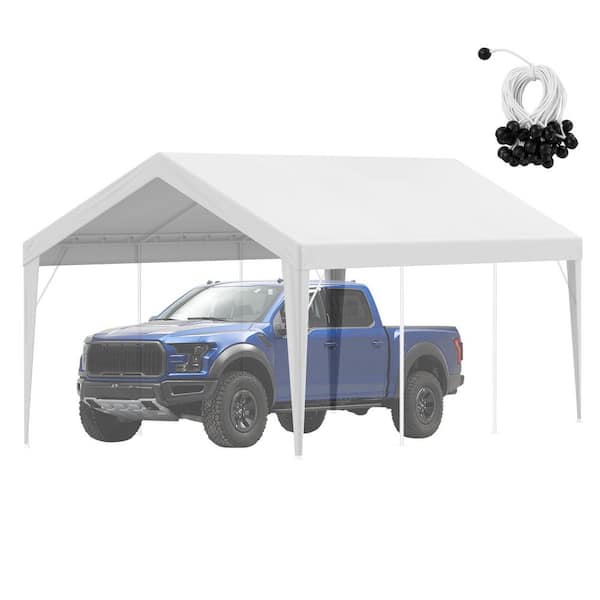 Carport Replacement Canopy Cover 10 x 20 ft., Heavy-Duty Waterproof & UV Protected Shelter Tarp, Easy Installation