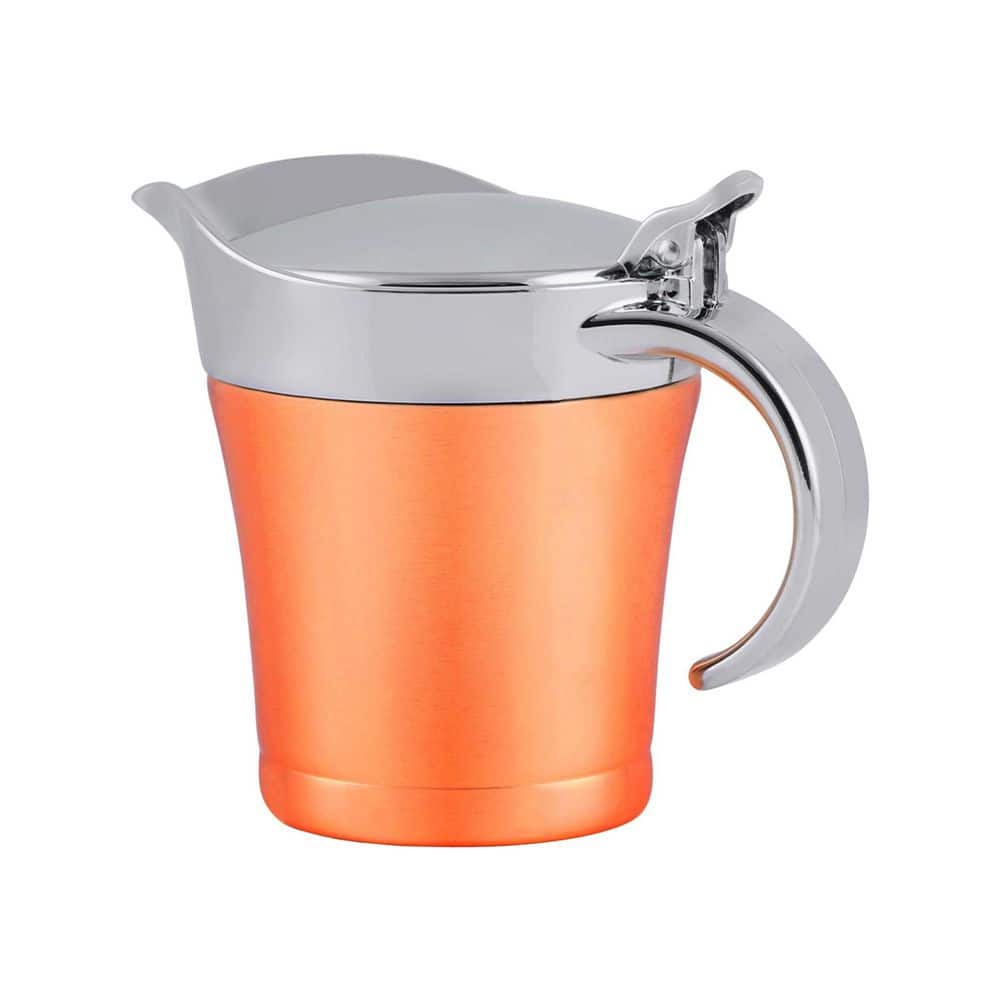 OVENTE 14 oz. Copper Stainless Steel Gravy Boat Condiment Server