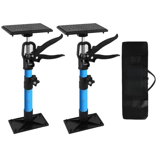 2-Pack Steel Cabinet Jacks for Installing Cabinets,14.6 in. to 23.6 in. Adjustable 3rd Hand Support System
