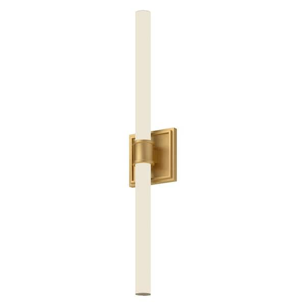 Rona 24-in 1 Light 31-Watt Brushed Gold Integrated LED Vanity Light