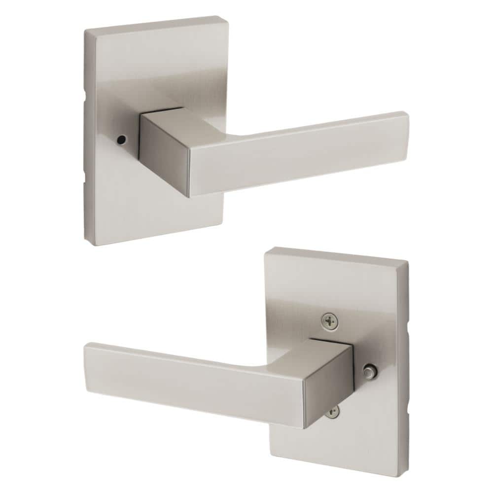 Singapore Satin Nickel Rectangular Straight Bed/Bath Door Handle price history on PriceWatchPro