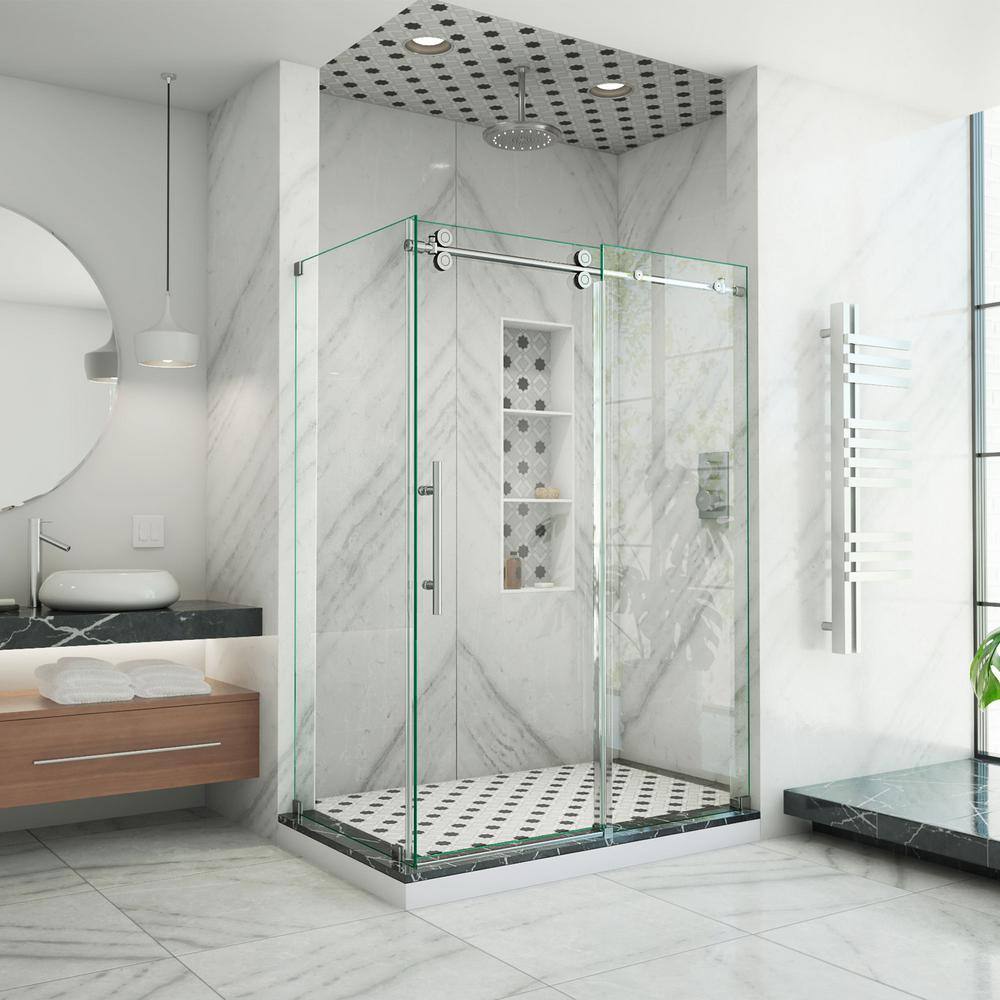 DreamLine Enigma-XO 50 to 54 in. W x 76 in. H Frameless Sliding