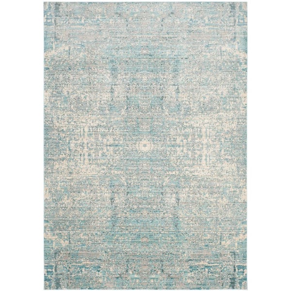 SAFAVIEH Mystique Teal/Multi 8 ft. x 10 ft. Floral Area Rug