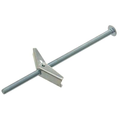 1/4 in. x 5 in. Zinc-Plated Toggle Bolt with Round-Head Phillips Drive Screw (2-Pieces)