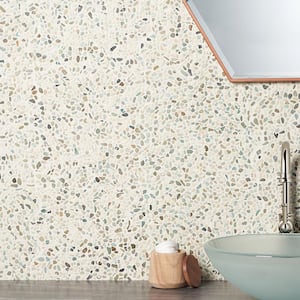Countryside Micropebbles 11.81 in. x 11.81 in. Multicolored Floor and Wall Mosaic (0.97 sq. ft. / sheet)