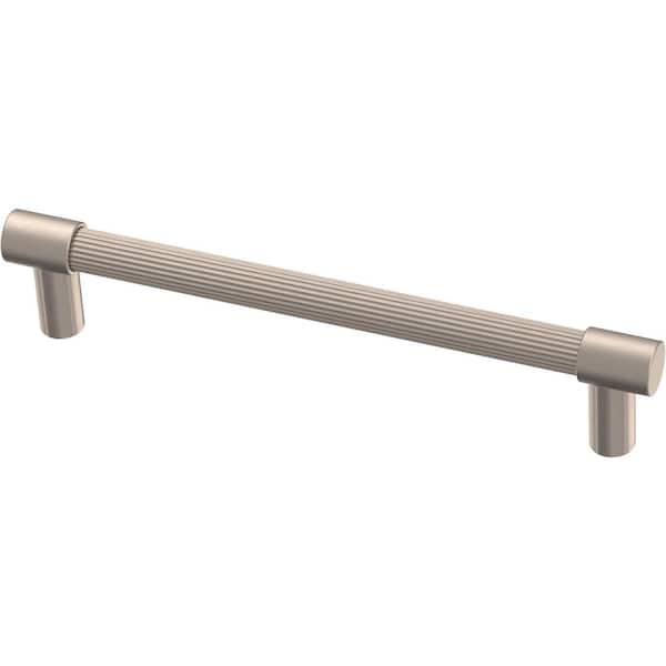 Liberty Fluted 5-1/16 in. (128 mm) Modern Satin Nickel Cabinet Handle Drawer Bar Pull