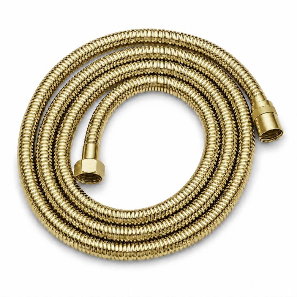 59 in. Stainless Steel Handheld Shower Hose in Brushed Gold price history on PriceWatchPro