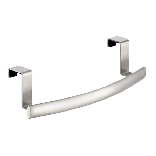 interDesign Axis Over Cabinet Covered Towel Bar in Brushed Stainless Steel