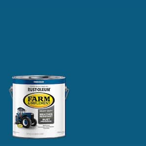 1 gal. Farm & Implement Ford Blue Gloss Enamel Paint (2-Pack)