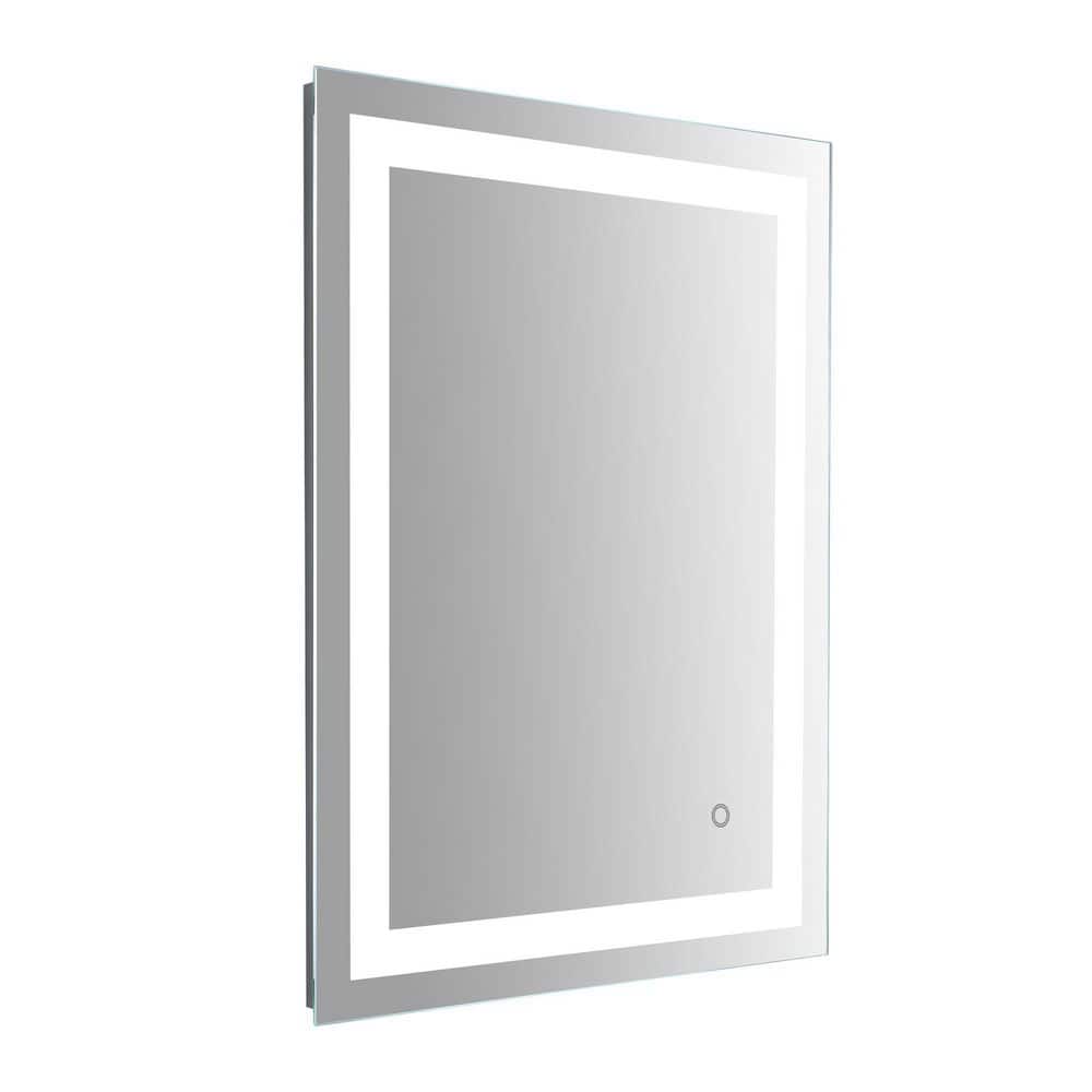 24 in. W x 32 in. H Rectangular Frameless Anti-Fog Wall Monut LED Lighted B