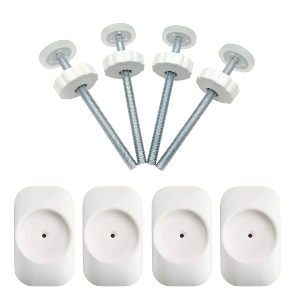 Threaded Spindle Rods 4 Pack 4.9 in Metal Baby Gate Extender M8 Threaded Spindle Rods ...