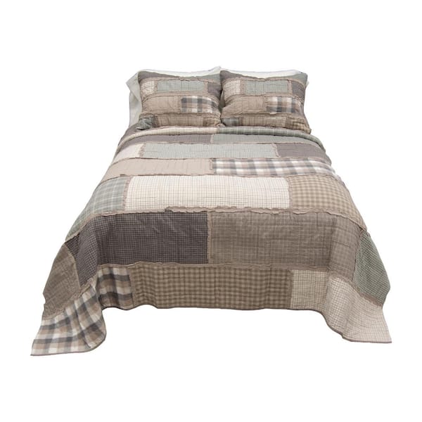 DONNA SHARP Smoky Cobblestone Queen Set