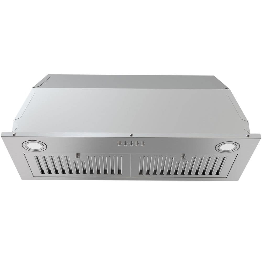 30-Inch Stainless Steel Convertible Insert Range Hood with Charcoal Filter