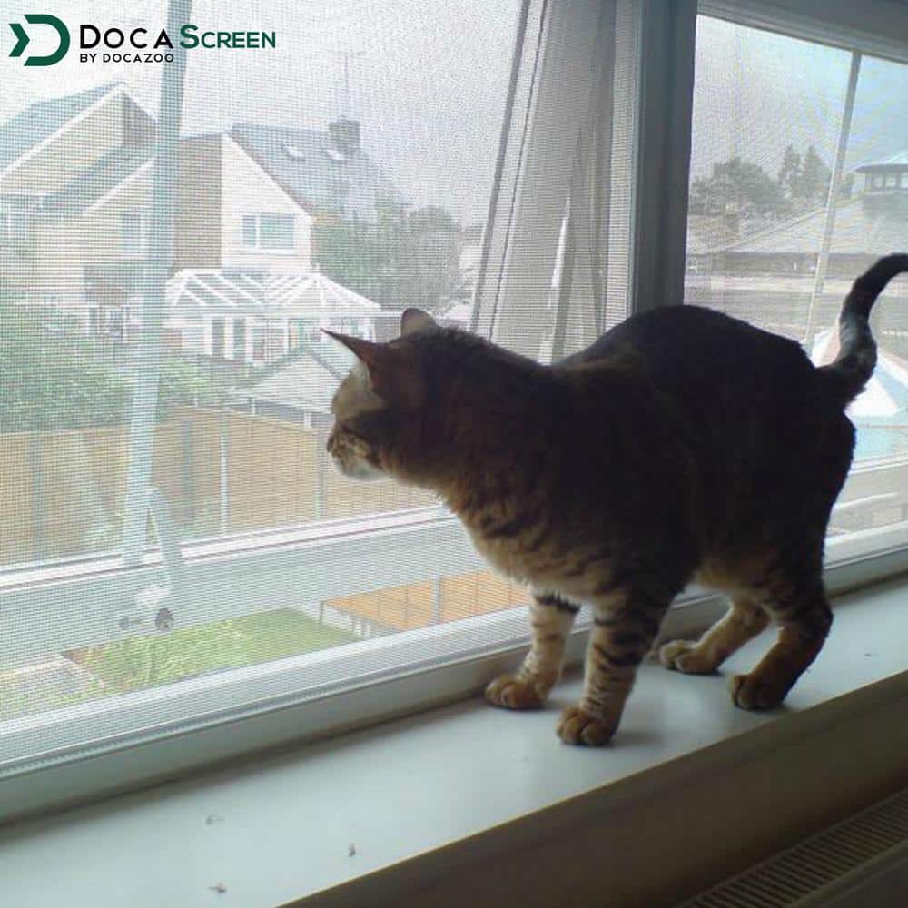 60 in. x 96 in. Pet Proof Screen Pet Resistant Screen for Windows, Patios, Doors, Porches & Other enclosures Pet Screen