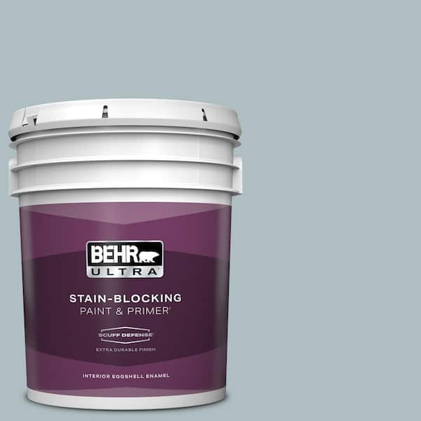 BEHR ULTRA 5 gal. #PMD-99 Arctic Ocean Extra Durable Eggshell Enamel Interior Paint & Primer