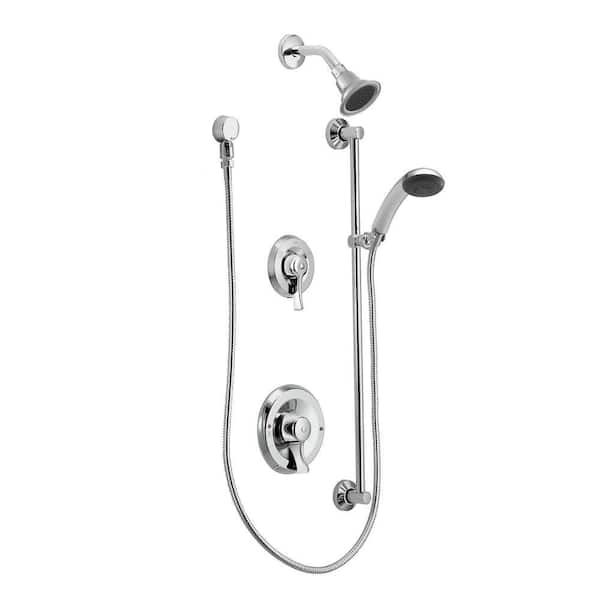 MOEN Commercial Single-Handle 1-Spray Shower Faucet with Diverter in Chrome