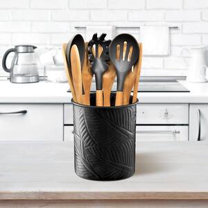 Details about   Home Grey Metal Utencil Holder Utencils Cutlery Kitchen Storage 20 x 11cm 