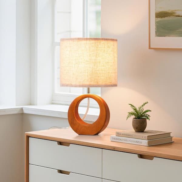 Breeze Stand 13.5 in. Dark Rosewood Table Lamp