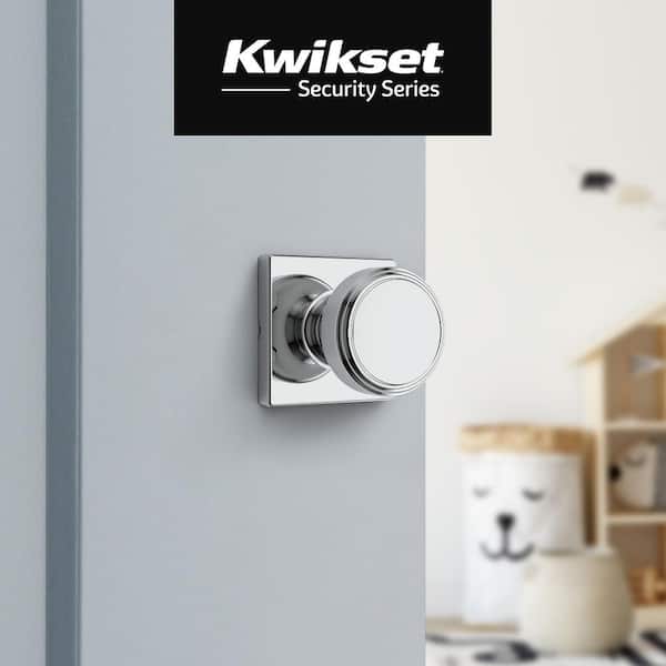 Maven Polished Chrome Square Hall/Closet Door Knob