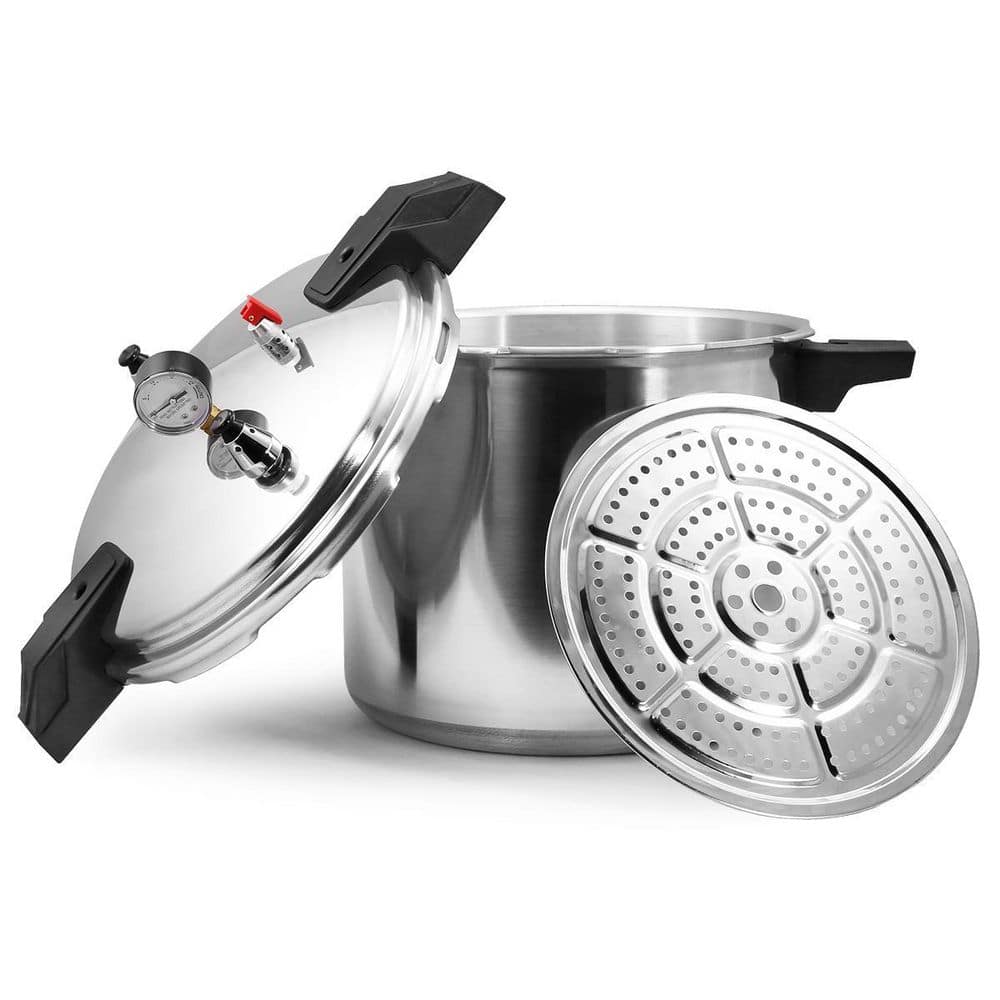 Barton 16 qt. Aluminum Stovetop Pressure Cookers Pot Quick Release