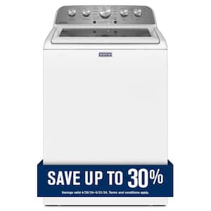 4.8 cu. ft. Top Load Washer in White with Extra Power