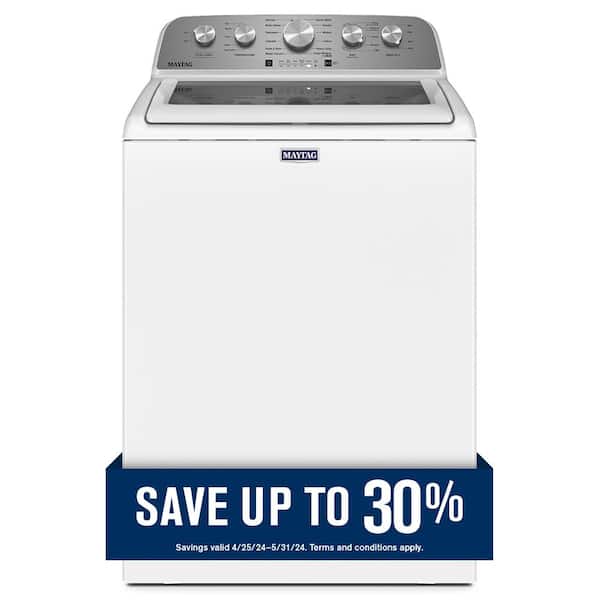 Maytag 4.8 cu. ft. Top Load Washer in White with Extra Power