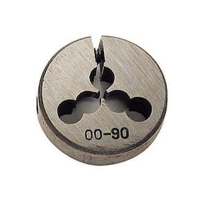 0-90 Threading x 13/16 in. Outside Diameter High Speed Steel Dies