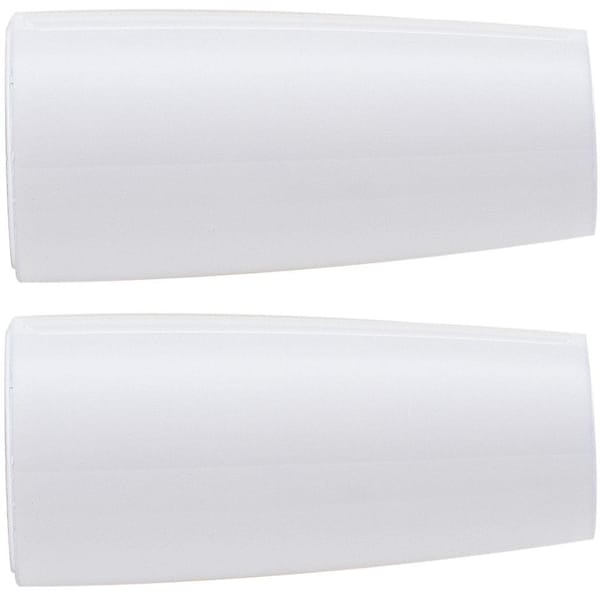 Delta Pair of Lever Handle Accents in White for Bidets and 2-Handle Faucets
