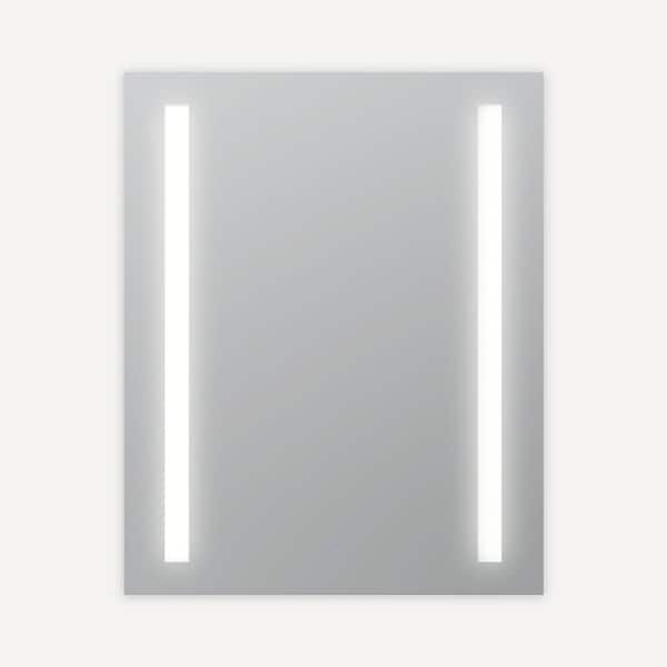 Aquadom Royale Basic 24 in. W x 30 in. H Recessed or Surface Mount Medicine Cabinet with Single Door, LED Lighting, Left Hinge