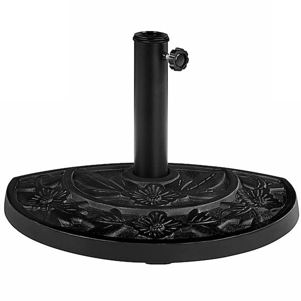 Yaheetech 20 lbs. Half Round Heavy-duty Base Stand for Outdoor Umbrella
