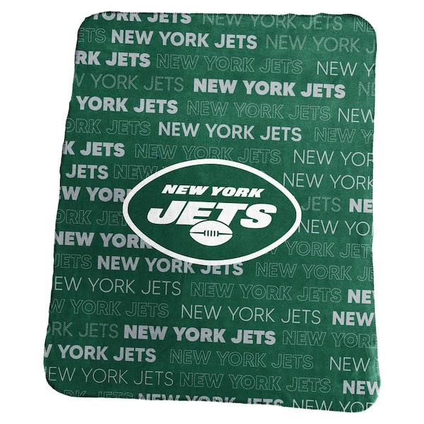 logobrands NY Jets Multi-Colored Classic Fleece Throw