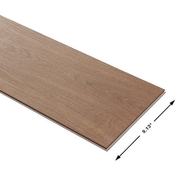 5mm w/pad Woodhill Oak Waterproof Rigid Vinyl Plank Flooring 7.1 in. Wide x  48 in. Long