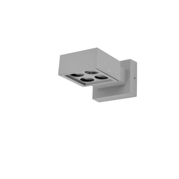 Mediterraneo Margutta Silver Integrated LED Outdoor Wall Light
