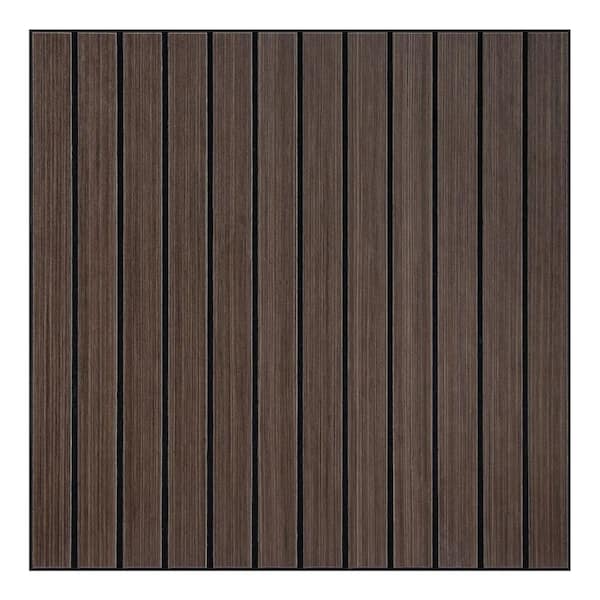EUCATILE 32 sq. ft. 96 in. x 48 in. Hardboard Italian Oak Wall