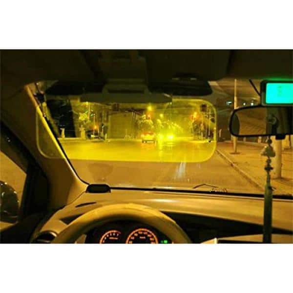 Stay Safe On The Road: 2-in-1 Day & Night Anti-Glare Driving Sun Visor &  Car Anti-Glare Mirror