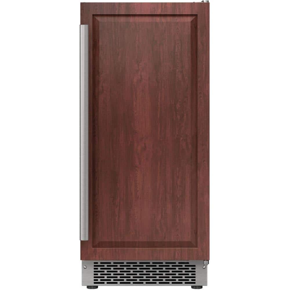 15 in. 56 lb. Built-In and Freestanding Ice Maker in Panel Ready