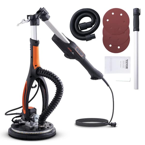 Drywall Sander, 800W Brushless Motor Electric Sander, Variable Speed 1000-2300 RPM Wall Sander, Foldable Ceiling Sander