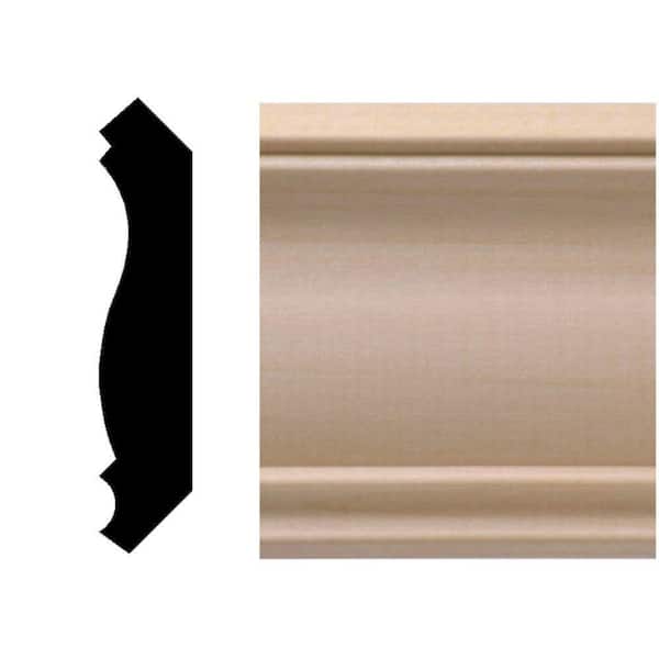 HOUSE OF FARA 29/64 in. x 2-1/4 in. Hardwood Crown Moulding