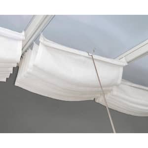 10 ft. x 10 ft. White Patio Cover Shade