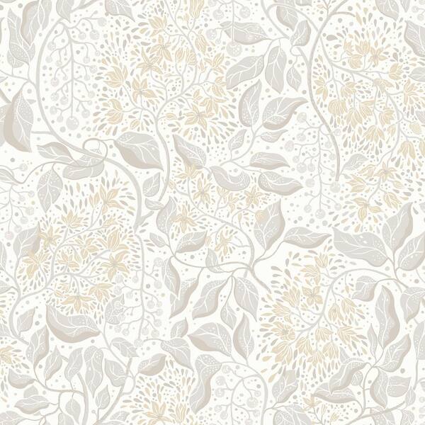 A-Street Prints Turi Beige Twining Vines Wallpaper Sample 4143-22023SAM ...