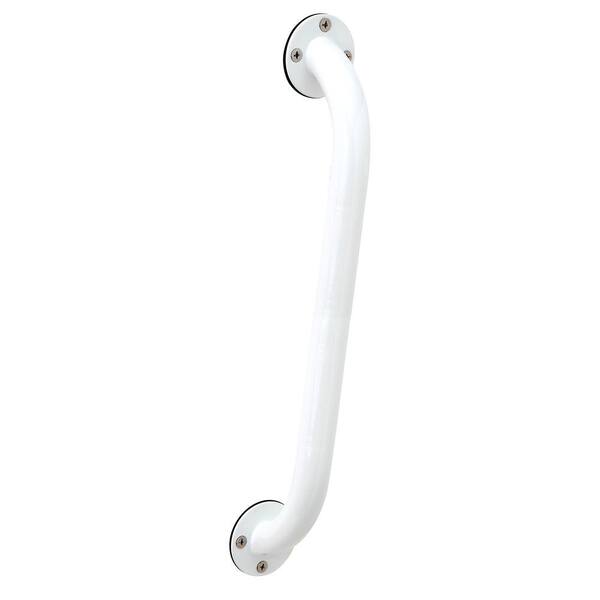Carex Health Brands 12 in. Wall Grab Bar in White