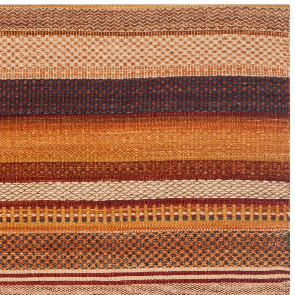Kilim KLM951 Hand Woven Area Rug - Rust - 8'x10' - Safavieh.
