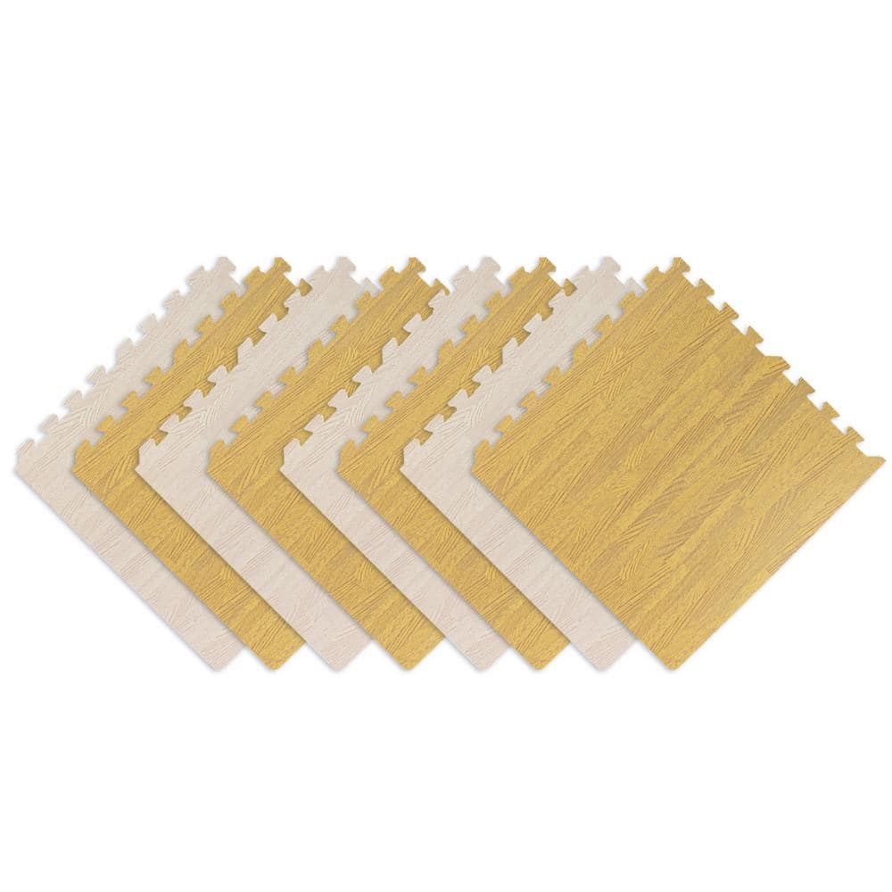 24 in. x 24 in. x 0.47 in. Multi-Colored Puzzle EVA Interlocking Foam Floor Mat 32 sq ft. (8-Tiles Per Case) price history on PriceWatchPro