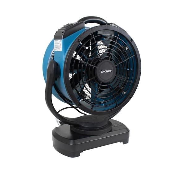 XPOWER Multipurpose Oscillating Portable 3 Speed Outdoor Cooling Misting Fan with Built-In Water Pump and Hose