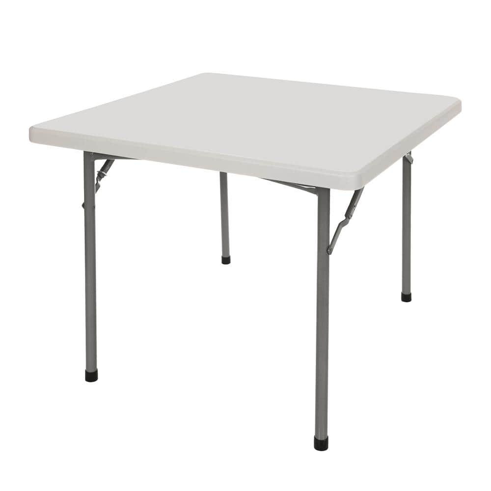 HAMPDEN FURNISHINGS Baldwin Square 36 in. Plastic Top Folding Office ...