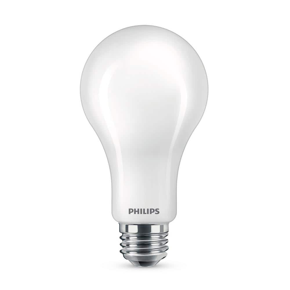 Philips LED White Dial Flicker-Free Frosted Dimmable A19 Light Bulb -  EyeComfort Technology - 800 Lumen - 5 Shades of White - 7W=60W - E26 Base 
