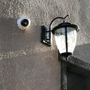 4K True Detect White Add-On Dome Surveillance Camera