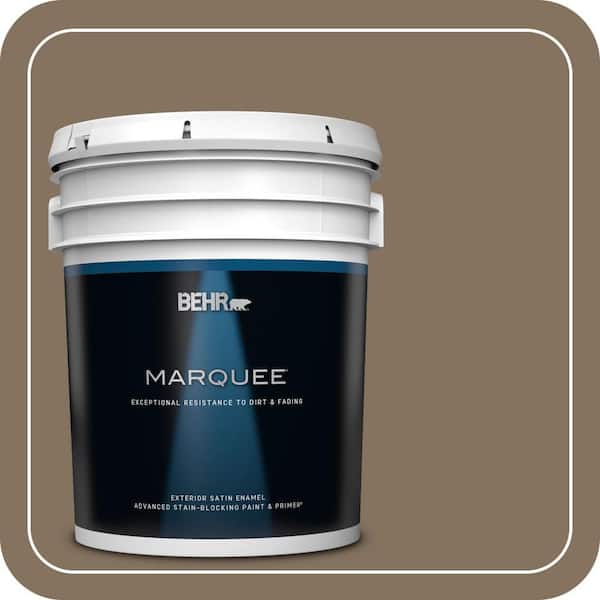 BEHR MARQUEE 5 gal. #BXC-05 Mudslide Satin Enamel Exterior Paint & Primer